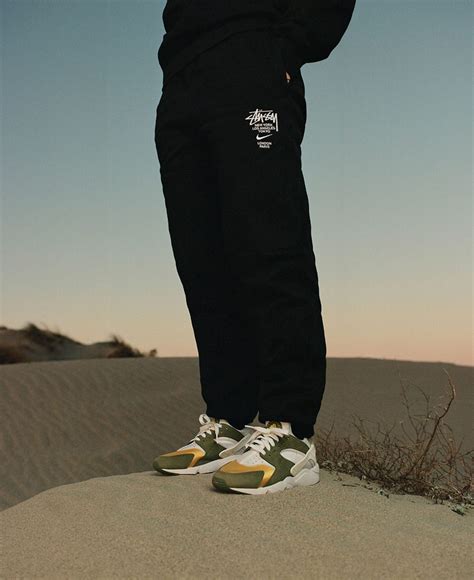 nike air hurache stussy|Nike x stussy pants.